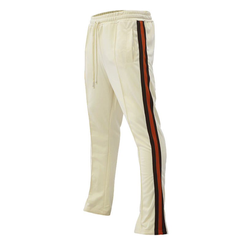 Herren sportliche Sweatpants mit seitlichen Kontraststreifen Drune