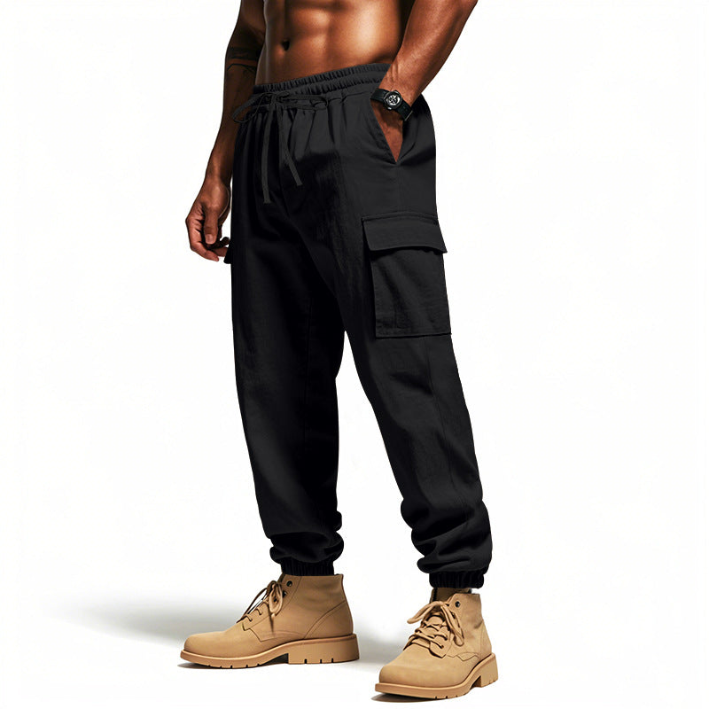 Herren Cargo-Hose mit elastischem Bund und praktischen Taschen Drune