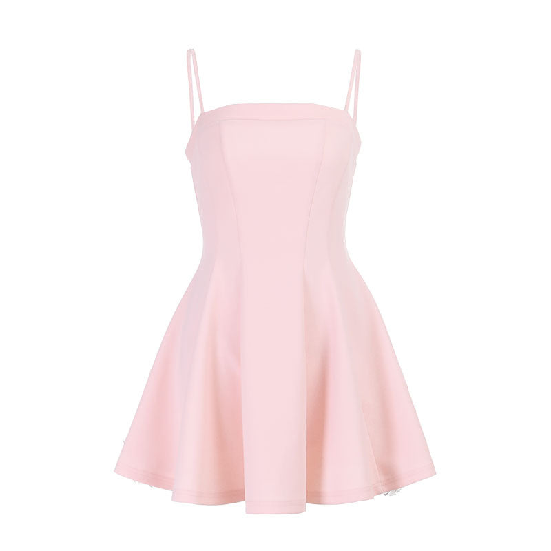 Damen Cocktailkleid mit schulterfreiem Design und fließendem Rock Drune