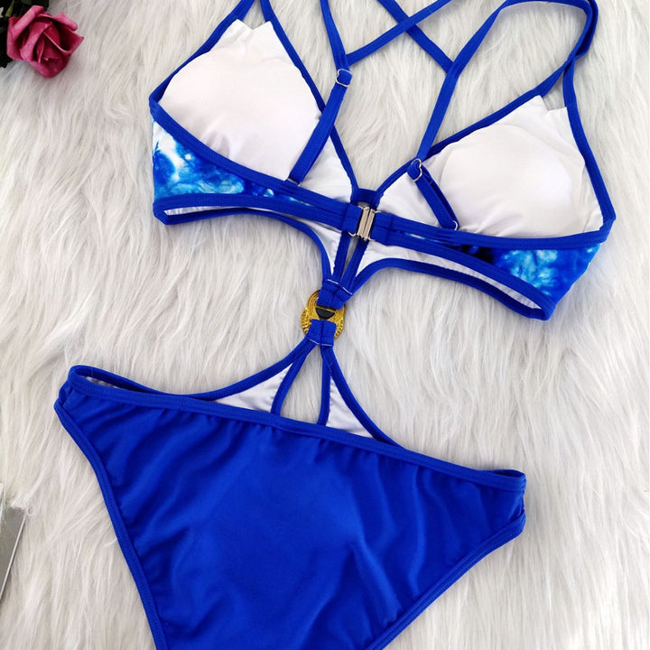 Damen Cut-Out Bikini-Set mit raffinierten Trägerdetails Drune