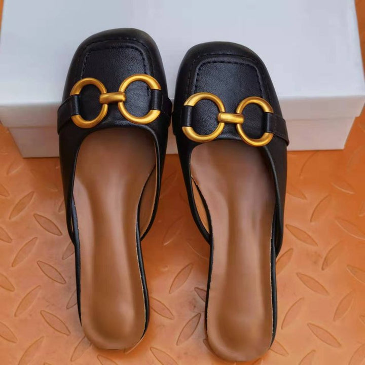 Damen Elegante und bequeme Schuhe mit schickem Metallverschluss Drune