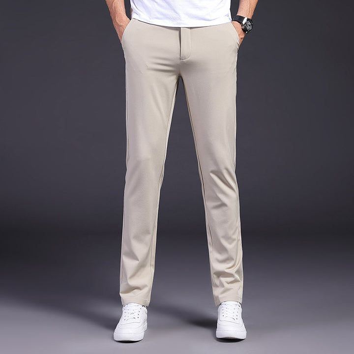 Herren Moderne Freizeithose mit praktischen Taschen und elastischem Bund Drune
