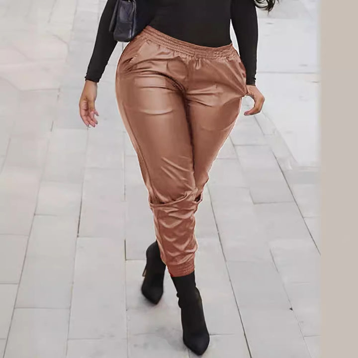 Damen sportliche Lounge-Hosen mit Raffung Drune