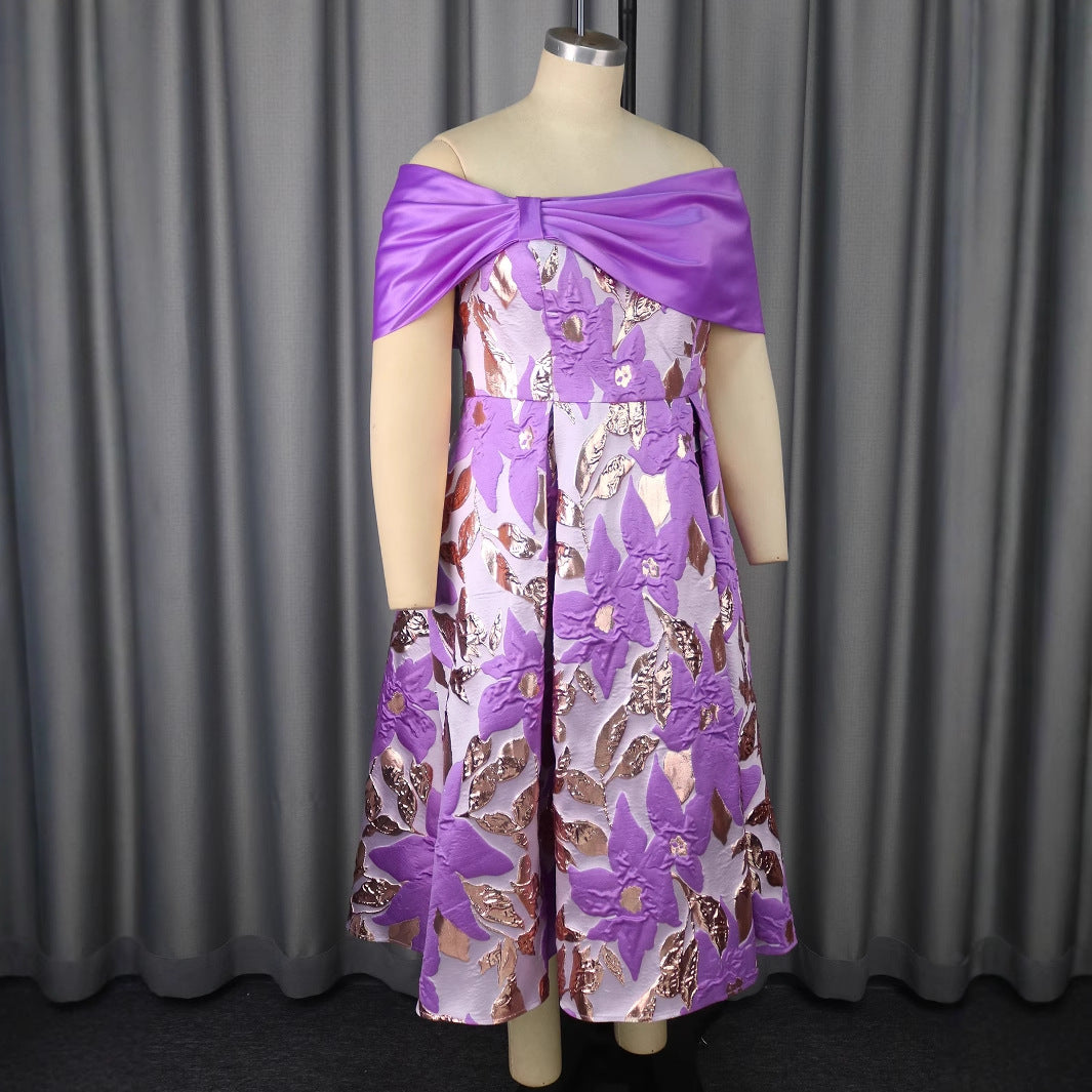Damen Glamouröses Abendkleid mit Drapierung Drune