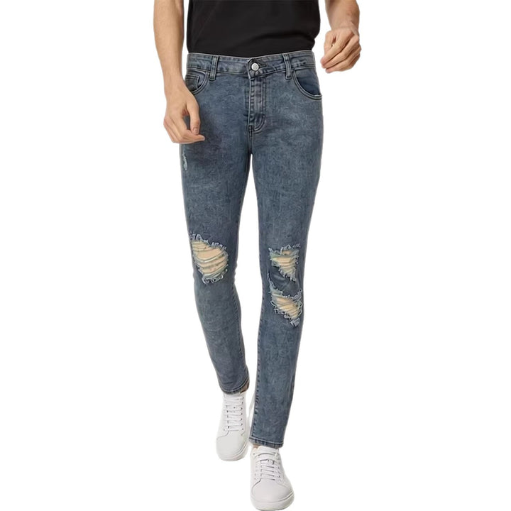 Herren Destroyed Jeans mit modischem Used-Look Drune