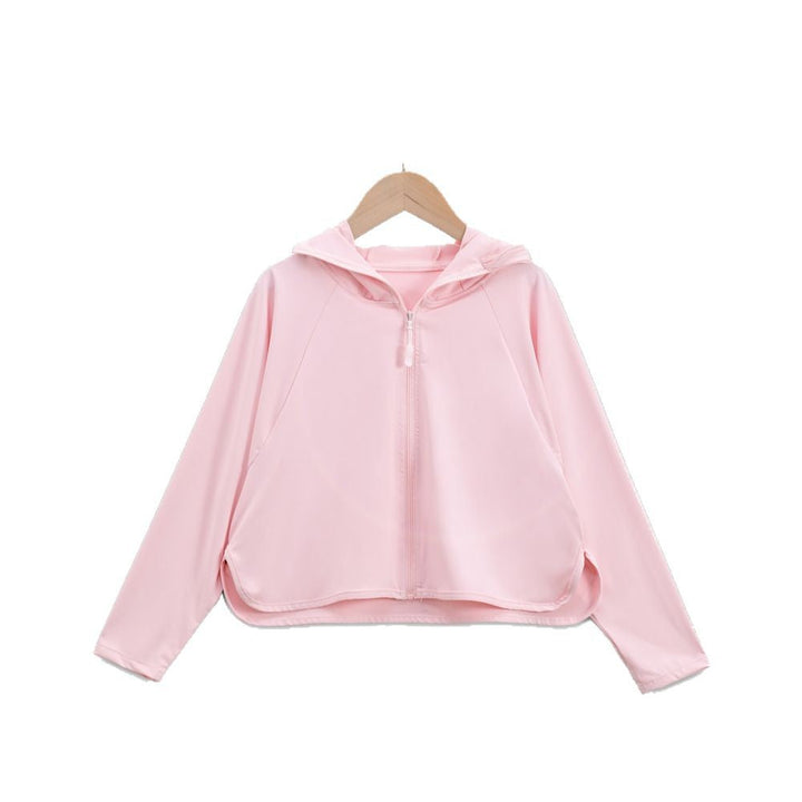 Damen Leichte UV-Schutzjacke mit Kapuze und atmungsaktiven Eigenschaften Drune
