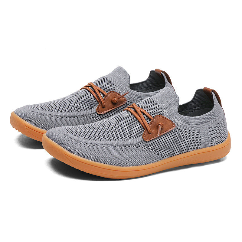 Herren nan atmungsaktiver Strick-Schlupfsneaker mit elastischem Einstieg und dämpfender Leichtsohle Drune