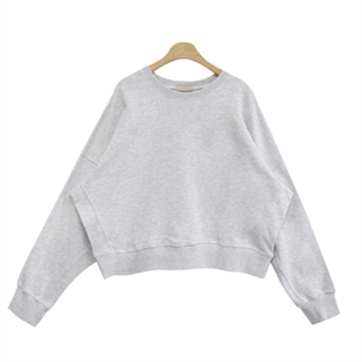 Damen lässiger Pullover mit voluminösen Ärmeln Drune