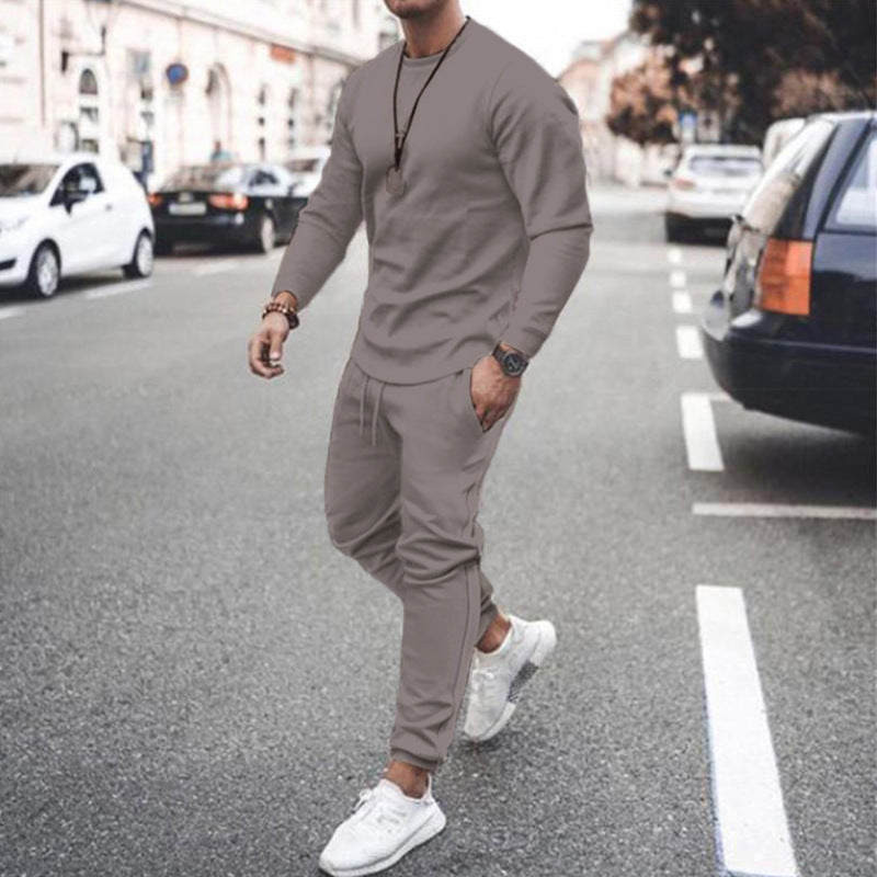 Herren Sportlicher Lounge-Anzug mit lässigem Schnitt und flexibler Bund Drune