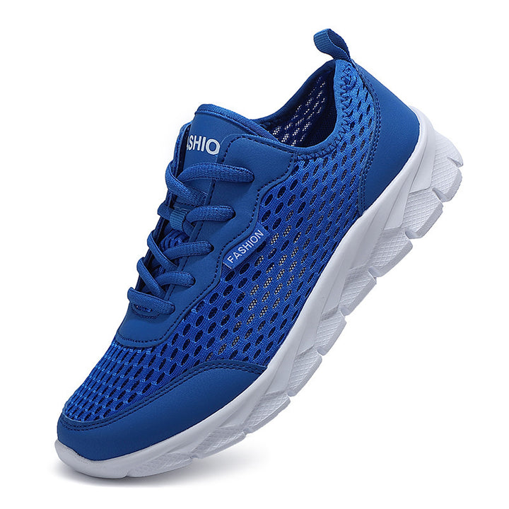 Herren nan leichter Netz-Sneaker mit elastischem Schlupfkragen und dämpfender Schaumsohle Drune