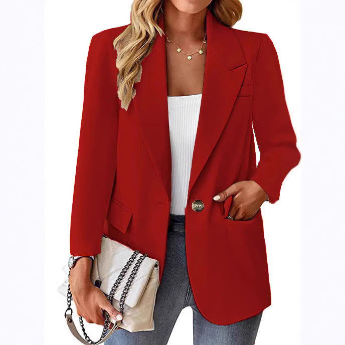 Damen eleganter Oversize-Blazer Drune