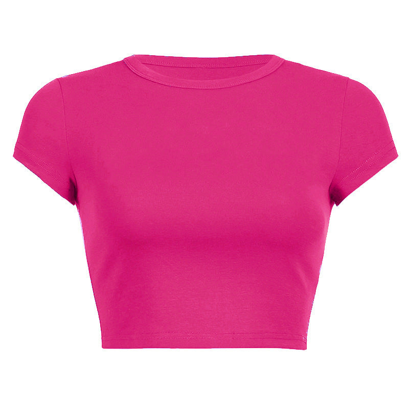 Damen Figurbetontes Crop-Top Drune