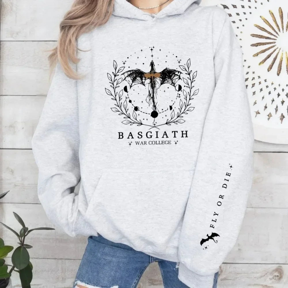 Damen Kapuzenpullover mit beeindruckendem Fantasie-Design Drune