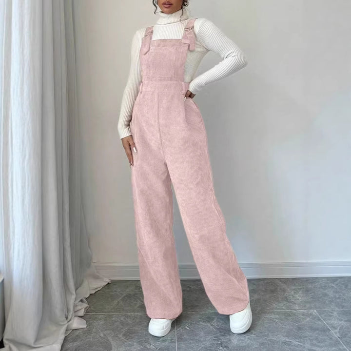 Damen Lässig geschnittener Cord-Overall Drune