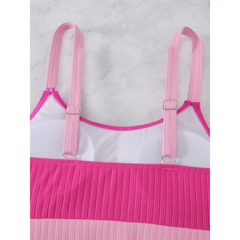 Damen Sport-Bikini-Set mit elegantem Design und verstellbaren Trägern Drune