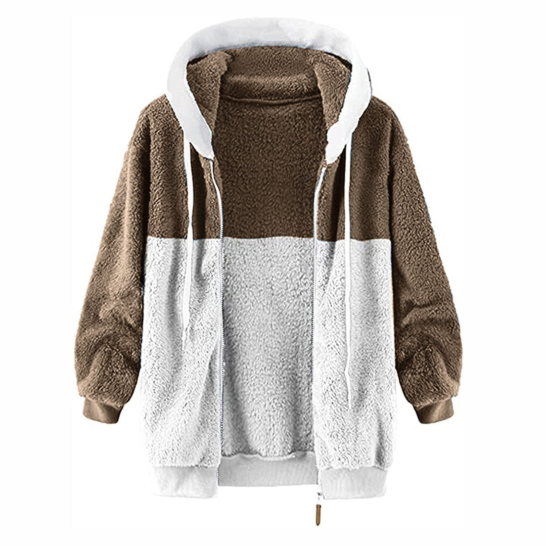 Drune | Sherpa Hoodie - Ultra-weiche Wärme - Kordelzug Kapuze - Lässiger Winterkomfort