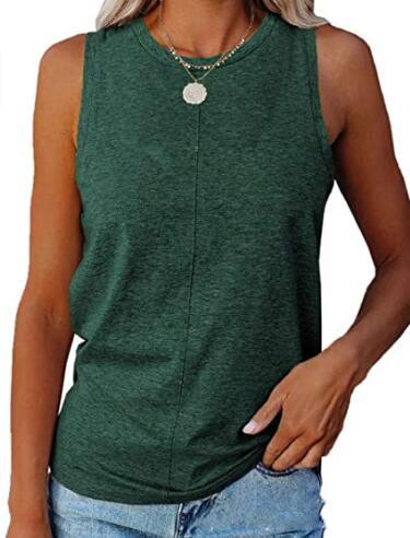 Damen Ärmelloses T-Shirt mit elegantem Schnitt Drune