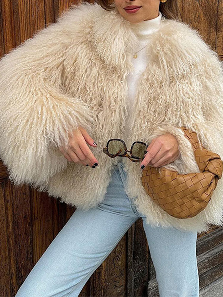 Drune | Faux Shearling Jacke