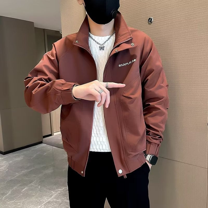 Herren modische Übergangsjacke mit innovativem Schnitt und vielseitigen Taschen Drune