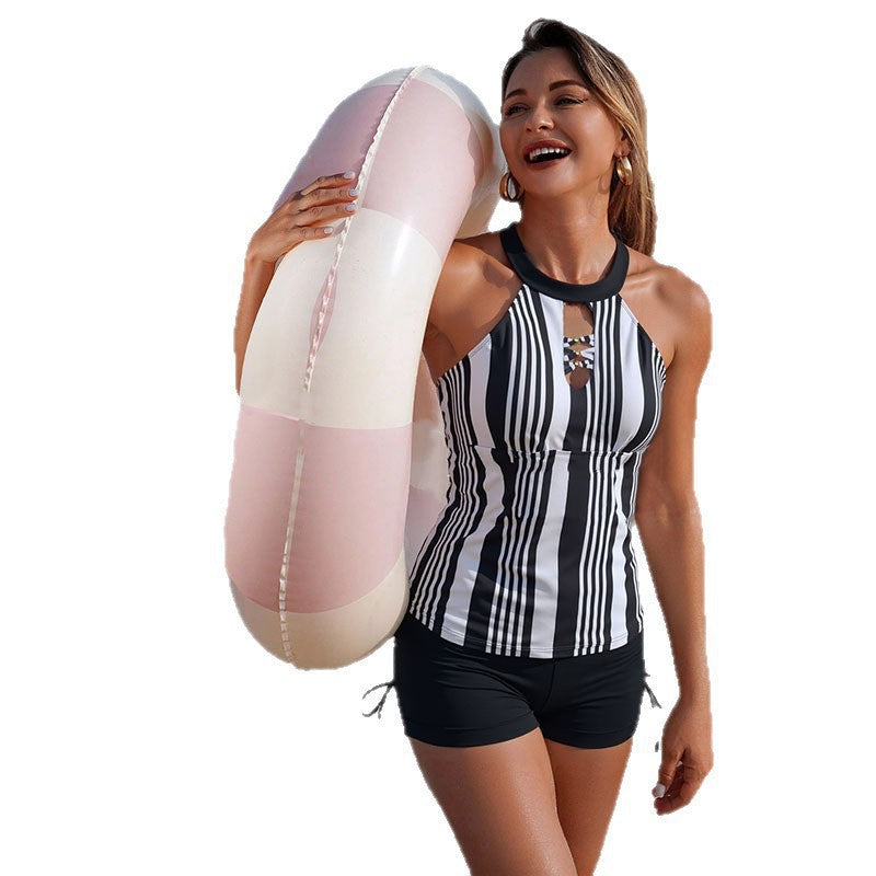 Damen Sportlicher Tankini mit modischem Schnitt und eleganten Details Drune