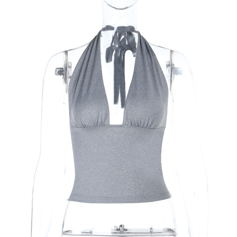 Damen sportliches Haltertop Drune