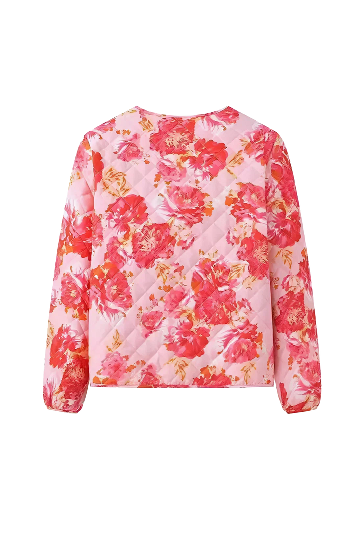 Drune | Florale Jacquard Mikro Jacke