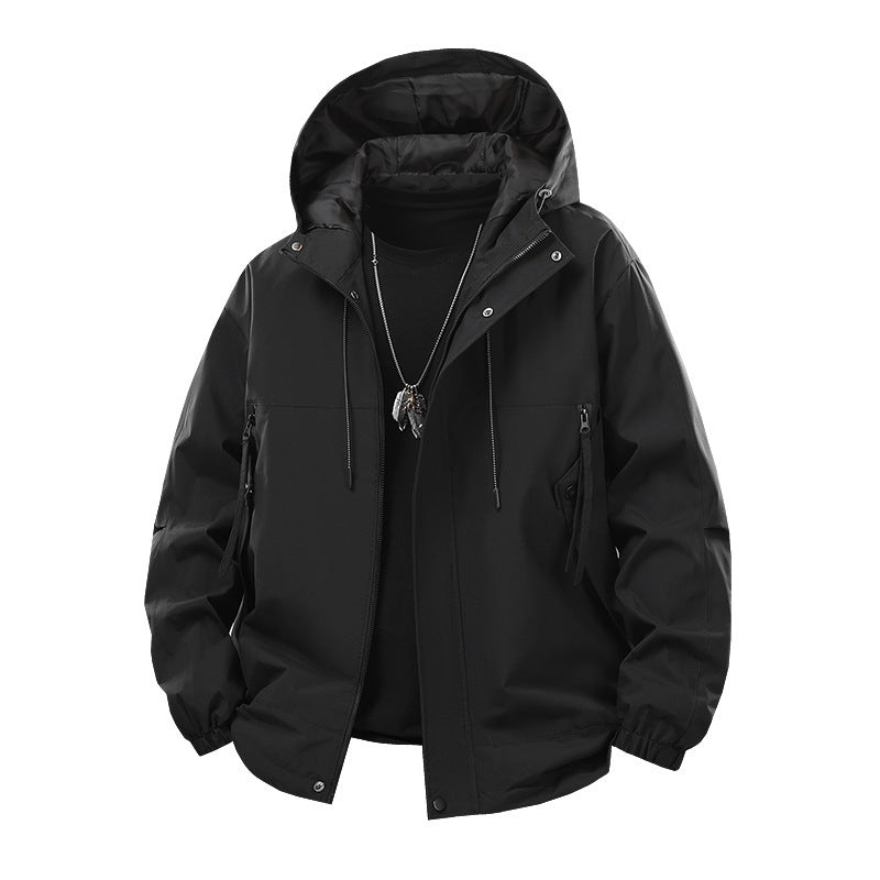 Herren technische Outdoor-Jacke mit atmungsaktiver Membran und multifunktionalen Taschen Drune