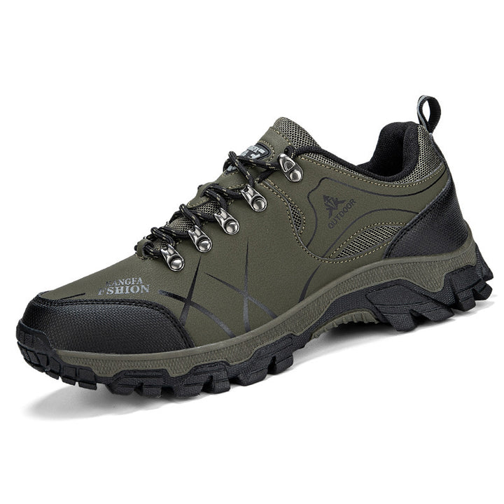 Herren nan robuste wasserabweisende Trekking-Schuhe mit profilierter Gummisohle Drune