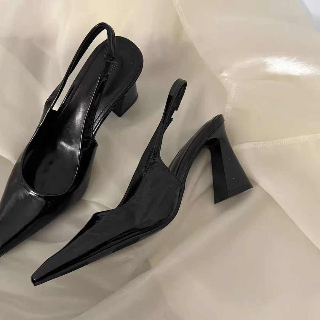 Damen Slingpumps mit Blockabsatz Drune