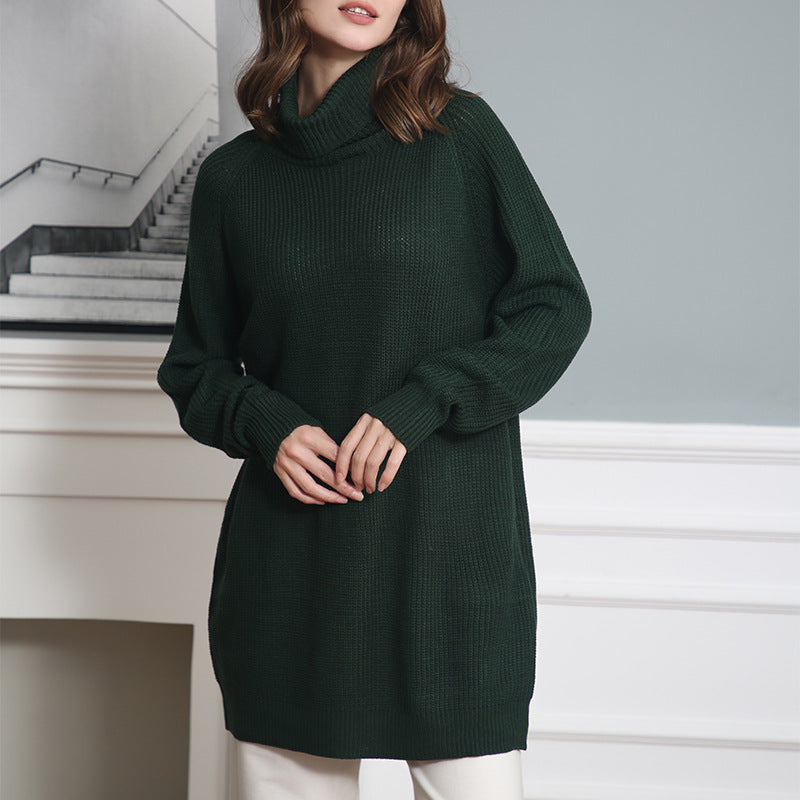 Damen Kuscheliger Rollkragenpullover aus weichem Strick Drune