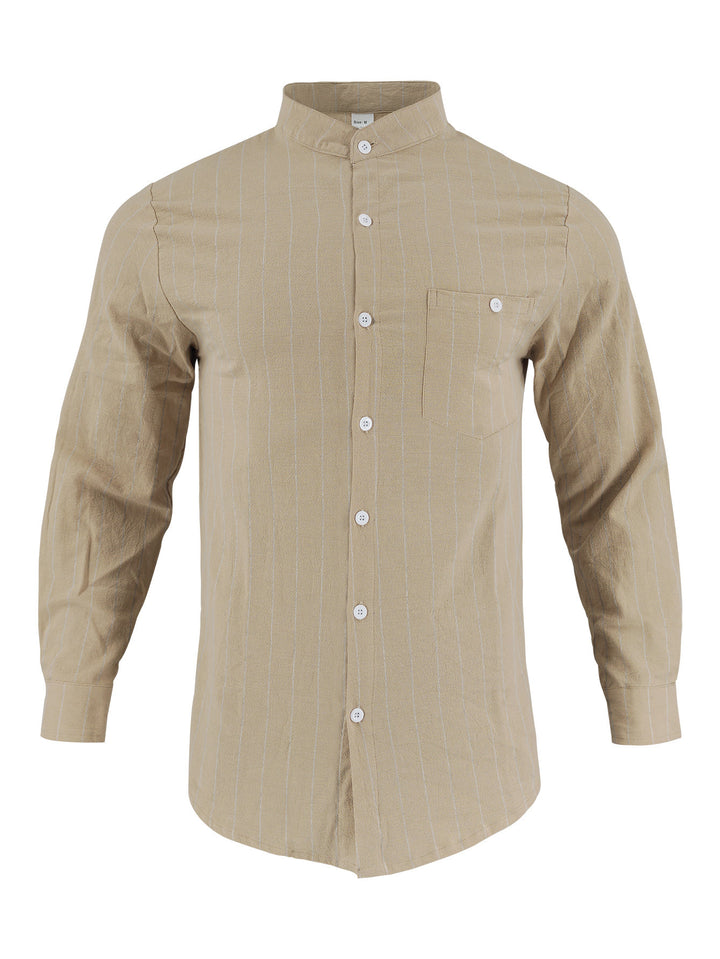 Herren Hemd mit modernem Streifenmuster Drune