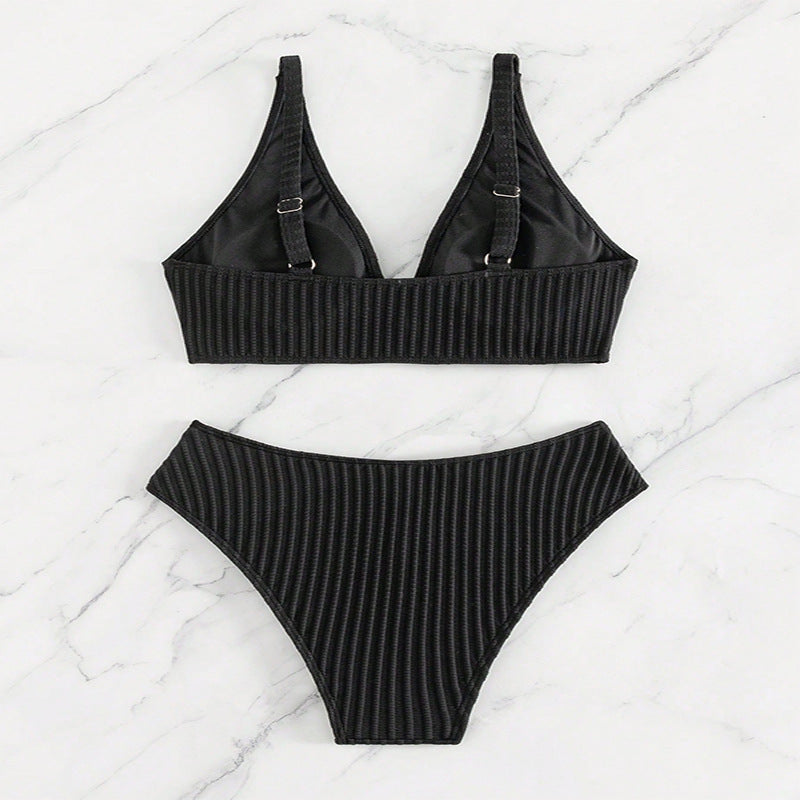 Damen Hochgeschnittener Triangel-Bikini Drune