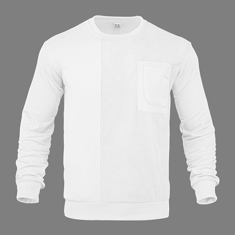 Herren Sweatshirt mit strukturierter Front Drune