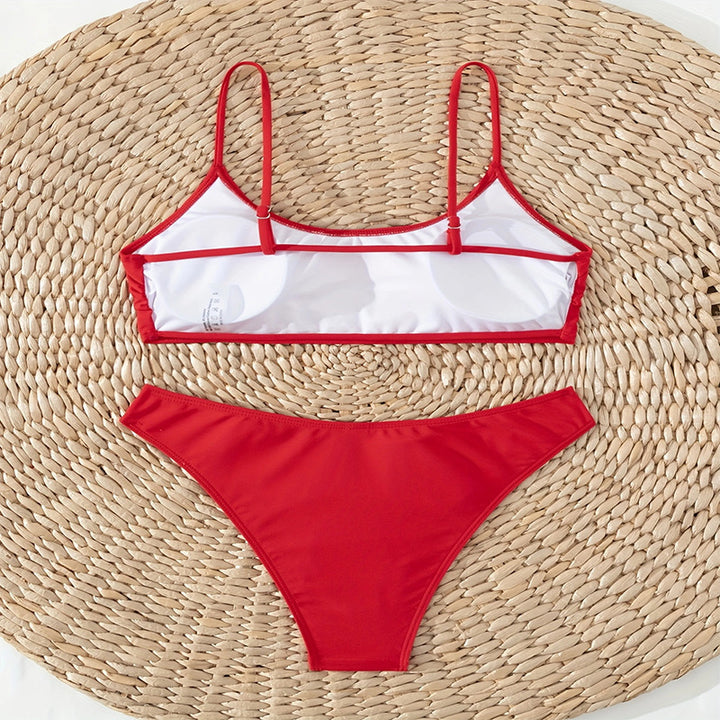 Damen Bikiniset mit verstellbaren Spaghetti-Trägern Drune