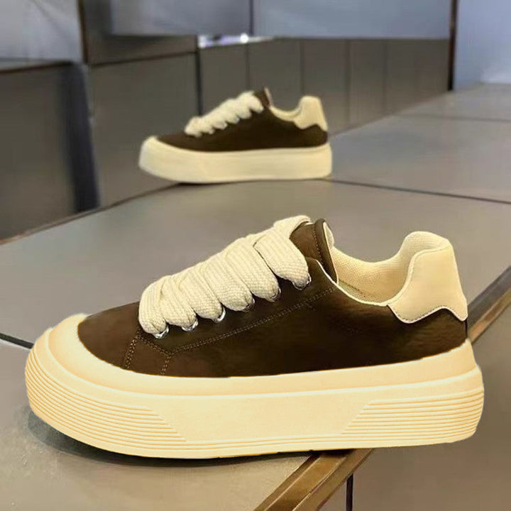 Damen Trendige Sneaker mit verstärktem Fersenbereich und rutschfester Sohle Drune