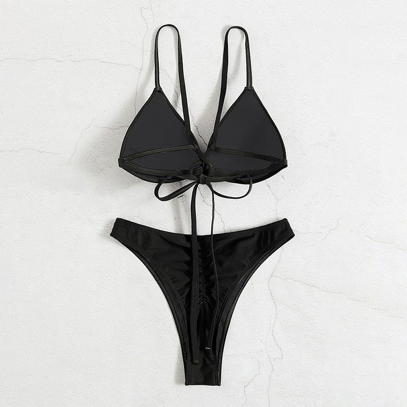 Damen Triangel-Bikini-Oberteil mit verstellbaren Trägern Drune