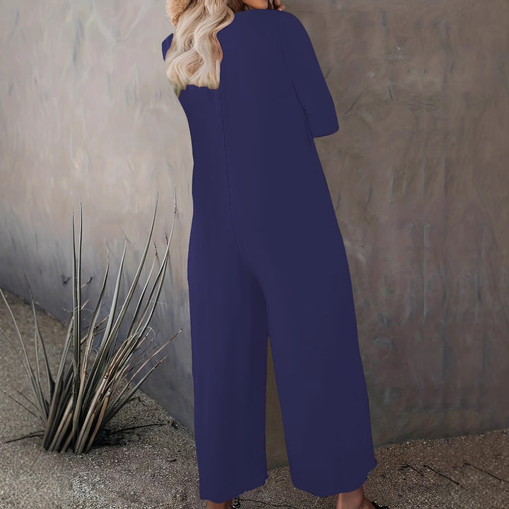 Damen Weitgeschnittenes Jumpsuit mit praktischen Taschen und modernem Schnitt Drune