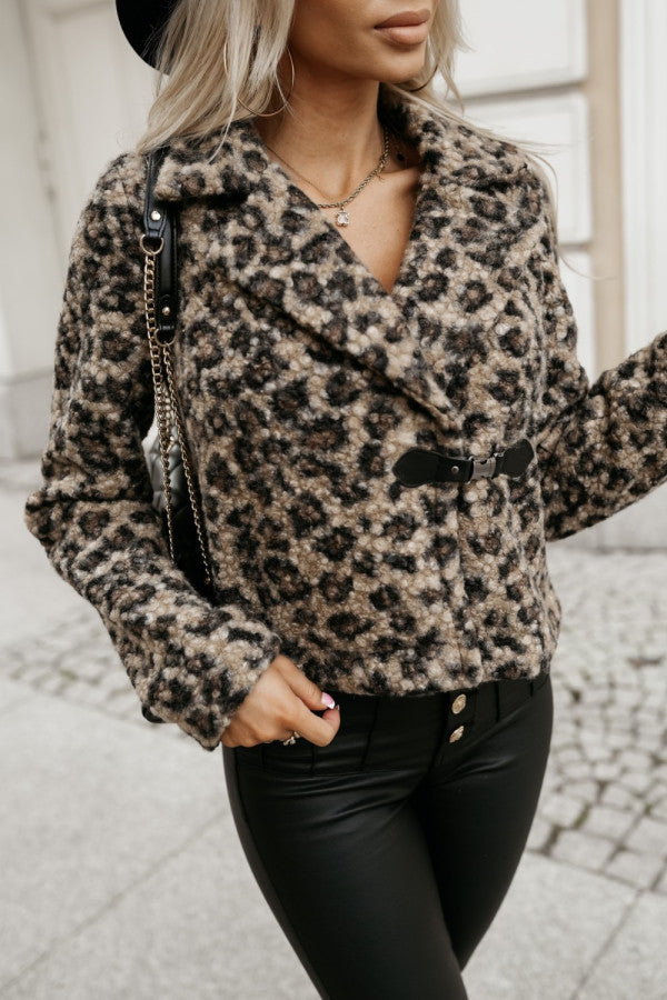 Damen Wickeljacke im modischen Zebra-Design Drune