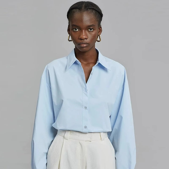 Damen Oversize-BGeschäft hemd Drune