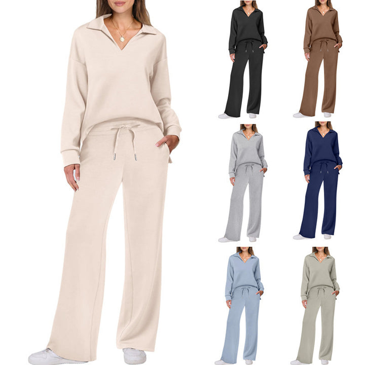 Damen bequeme Freizeitbekleidung aus weichem Fleece Drune