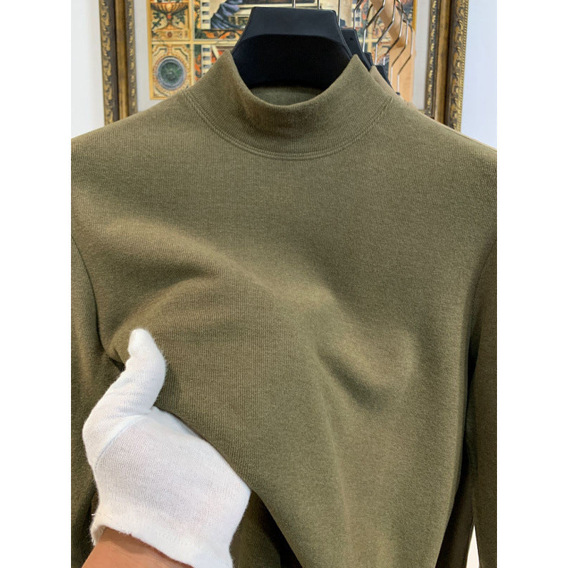 Damen Stehkragen Pullover aus weicher Baumwollmischung Drune