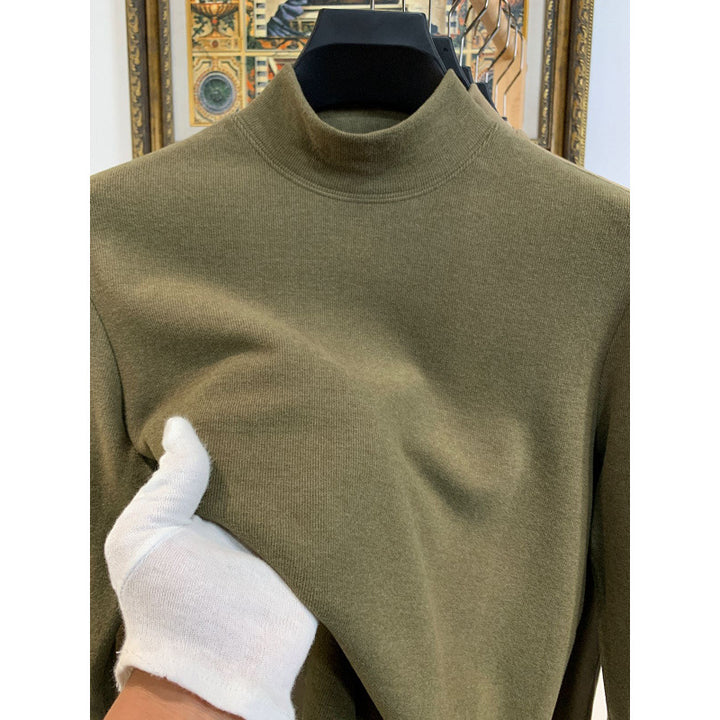 Damen Stehkragen Pullover aus weicher Baumwollmischung Drune