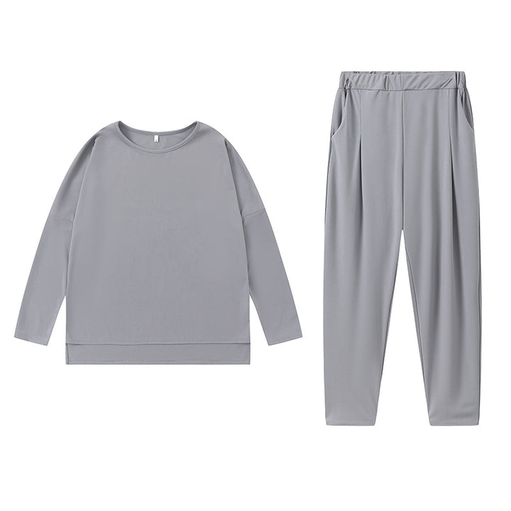 Damen Bequemes Loungewear-Set mit elastischem Bund und stylischem Schnitt Drune