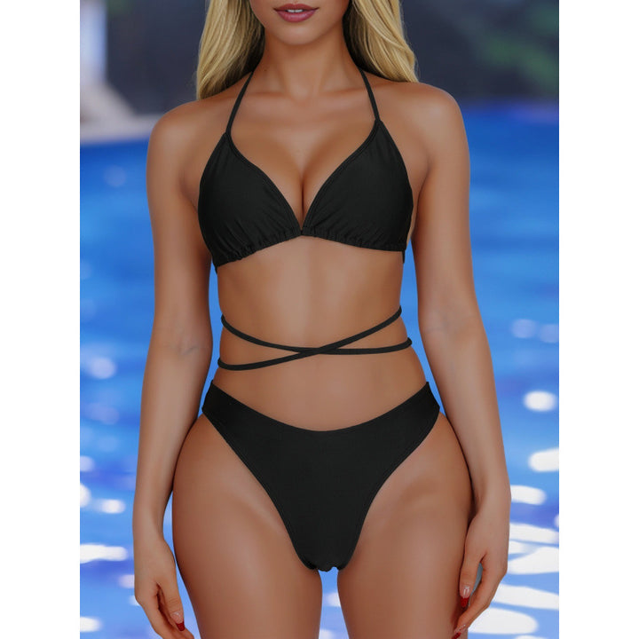 Damen Triangel-Bikini mit verstellbaren Bändern und elegantem Schnitt Drune