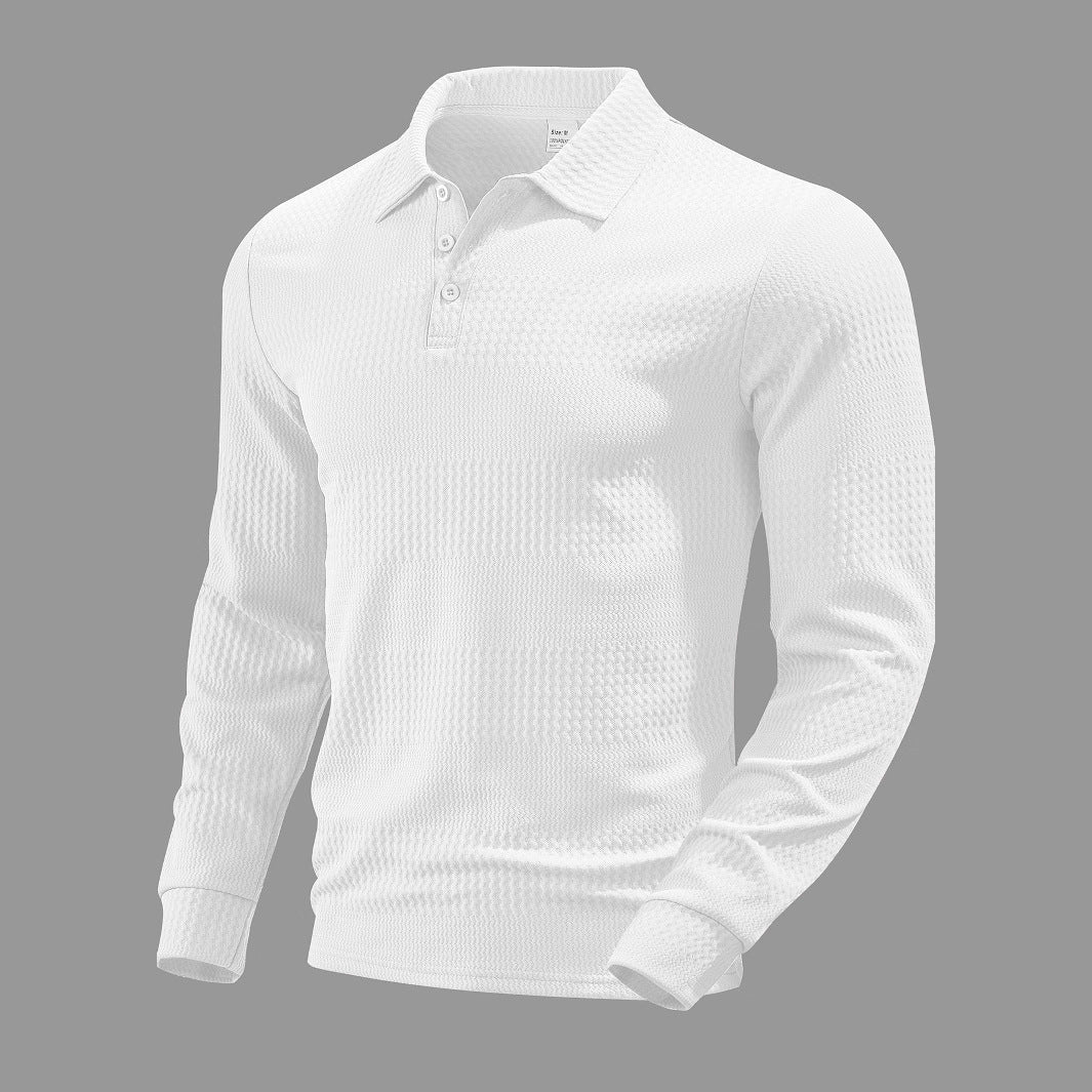 Herren Langarm Poloshirt Drune
