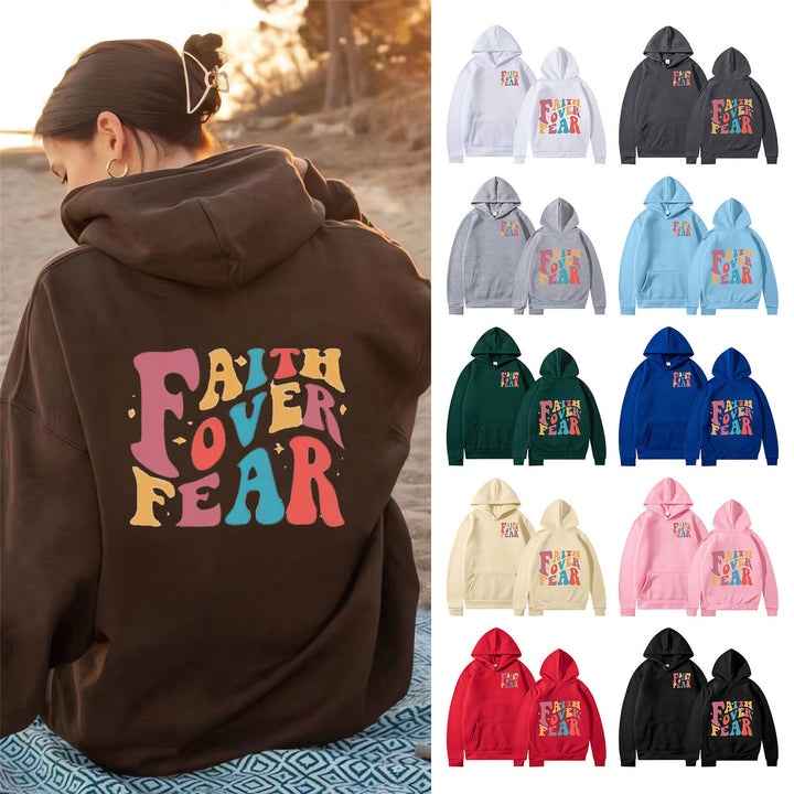 Damen Hoodie mit einzigartigem Grafikanzeige Drune
