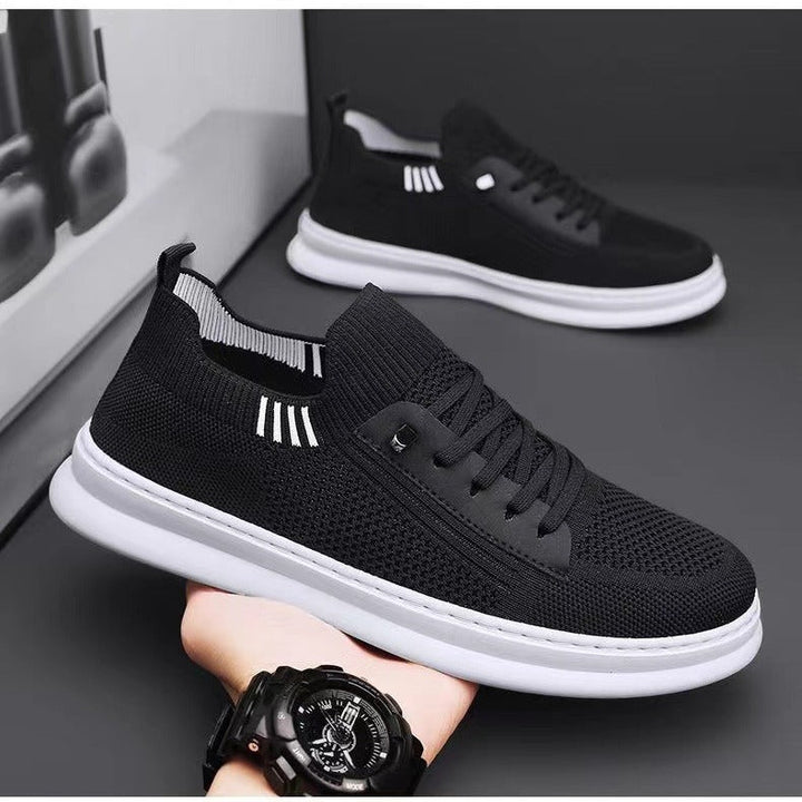 Damen Atmungsaktive Freizeit Sneakers mit elastischen Einsätzen Drune