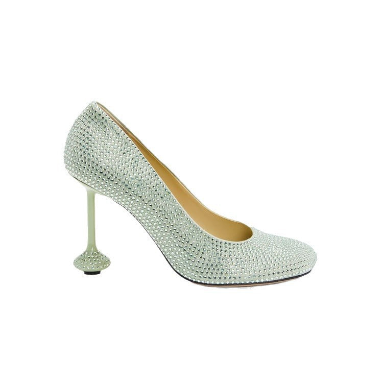 Damen Strass-besetzte High-Heel-Pumps Drune