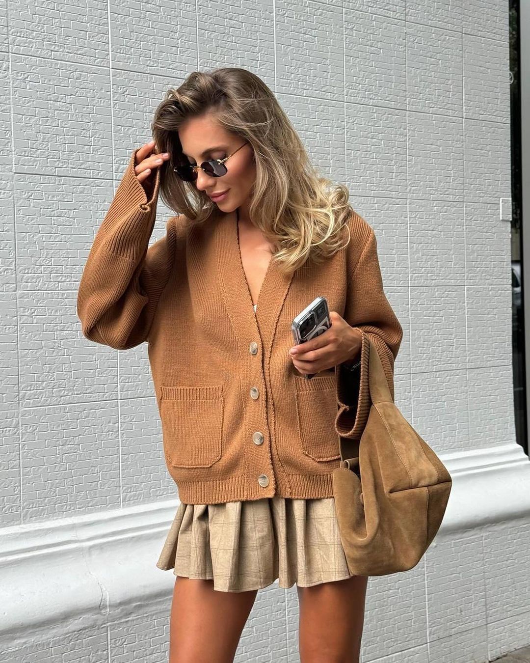 Damen Strickjacke mit Oversized-Schnitten Drune