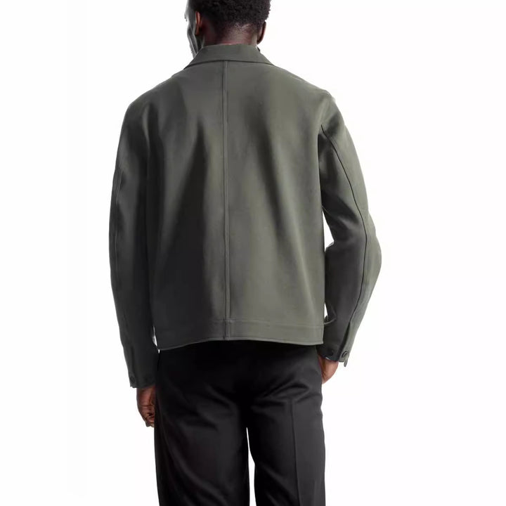 Herren modische Designerjacke mit praktischen Taschen Drune